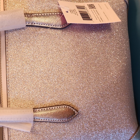 Kate Spade Silver Glitter Satchel - Picture 3 of 4